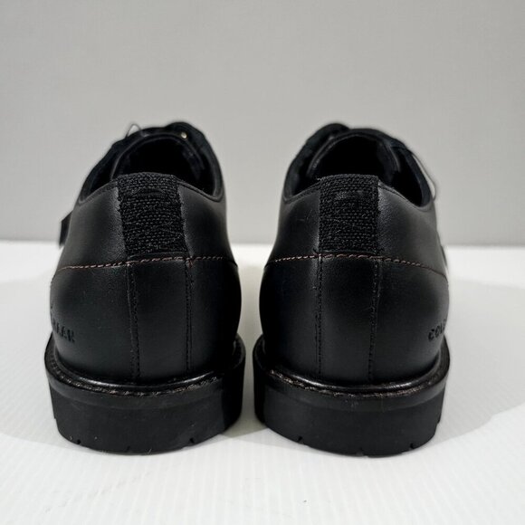 NEW Cole Haan Midland Oxford PlainToe Black Leather Water Resistant Mens Size 9 - Picture 9 of 14